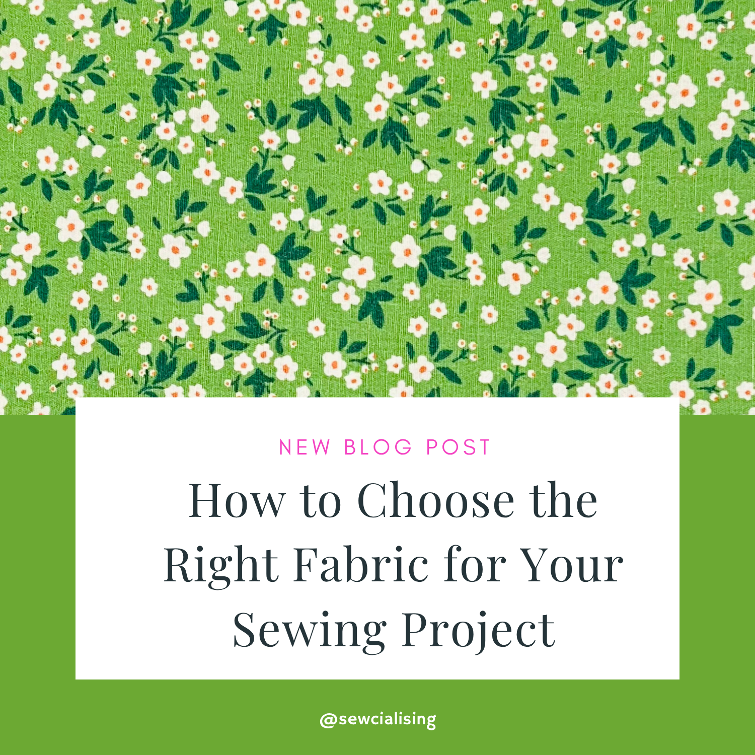 How to Choose the Right Fabric for Your Sewing Project - Sewcialising Blog