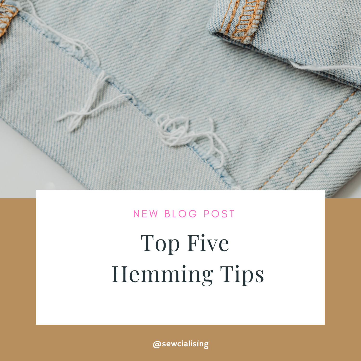 Top Five Hemming Tips - Sewcialising