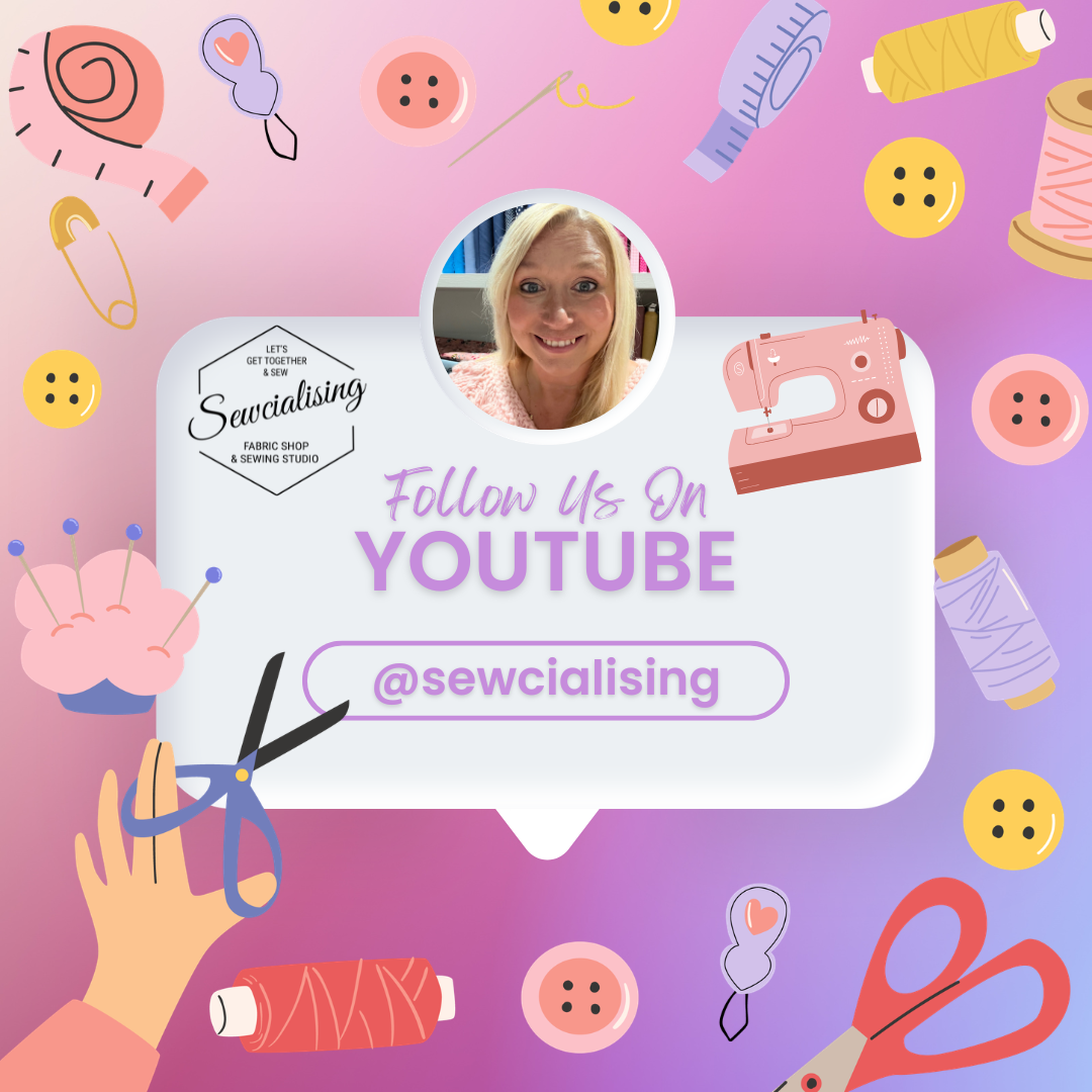 Follow Sewcialising on YouTube